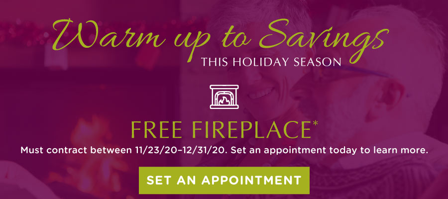 Free fireplace for a limited time