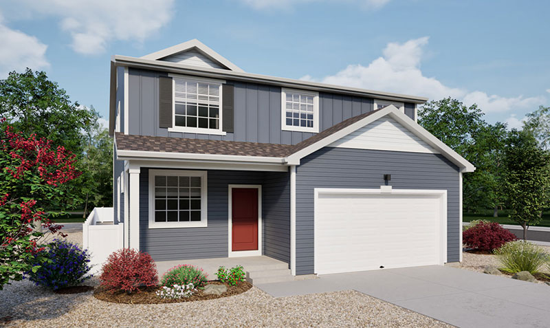 Rendering of Wonder floorplan in Brio Collection.