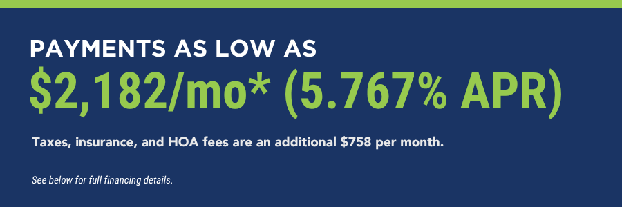 Brio monthly payment banner. See a New Home Counselor for details.