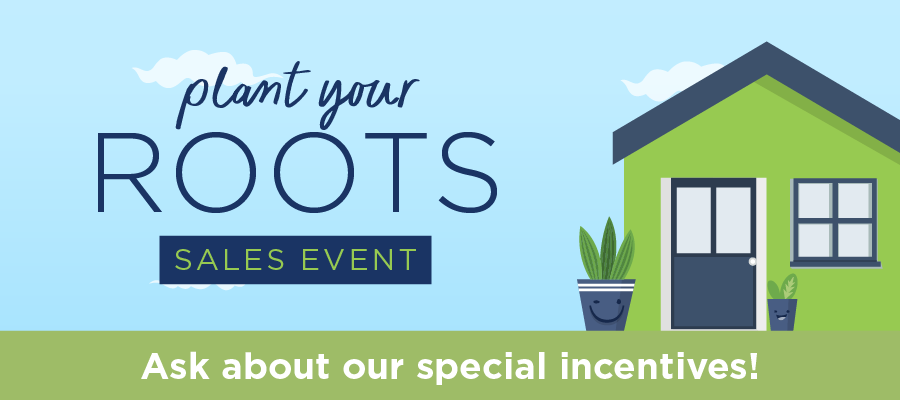 Oakwood Spring Sales Event Banner. Ask about our special incentives!